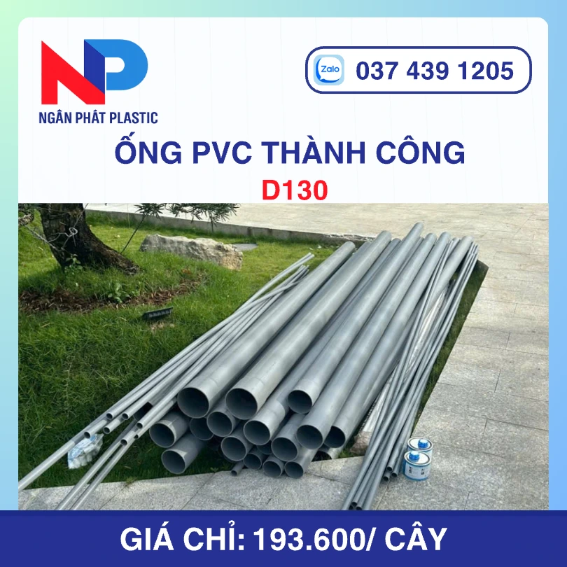 Ống uPVC D130 Thành Công